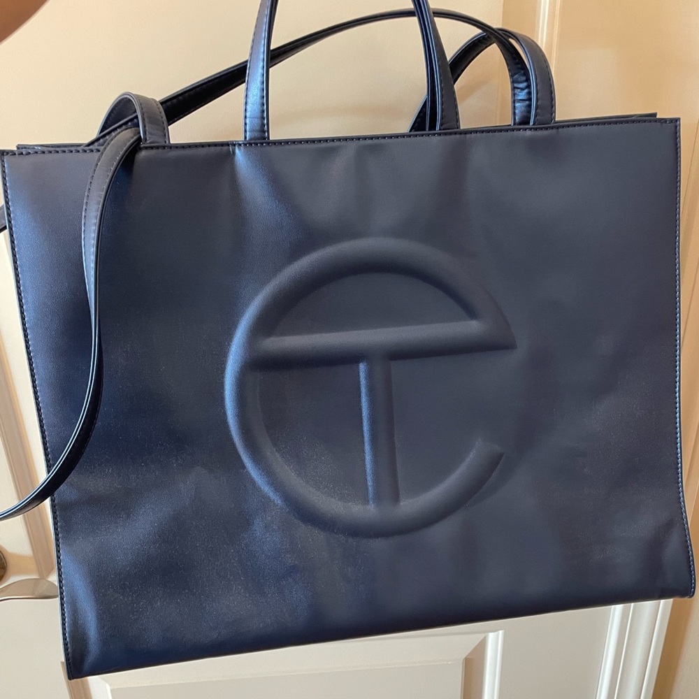 Telfar Large Shopping Bag - Cobalt (metallic blue)